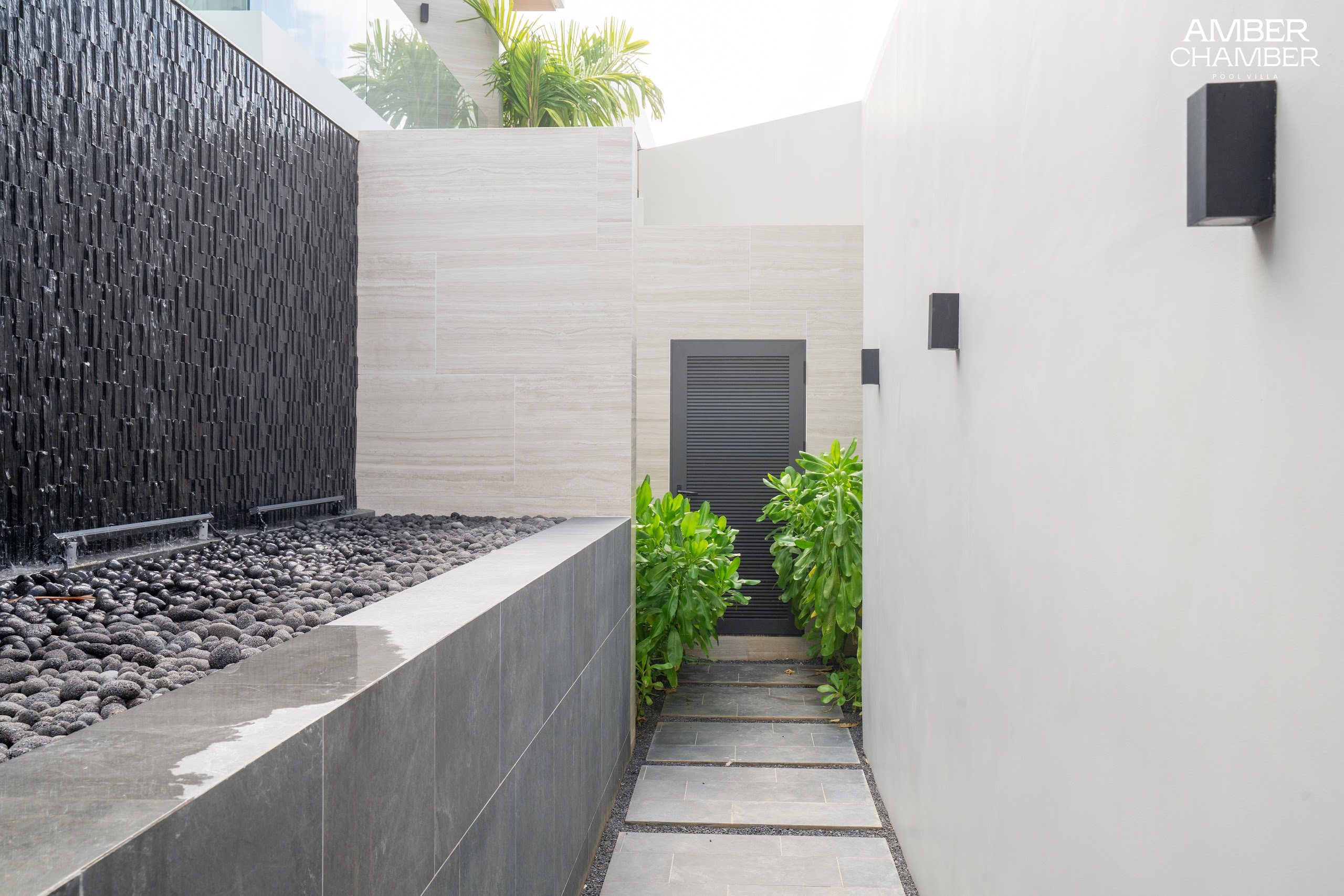 Amber Chamber pool villa exterior in Bang Jo, Phuket